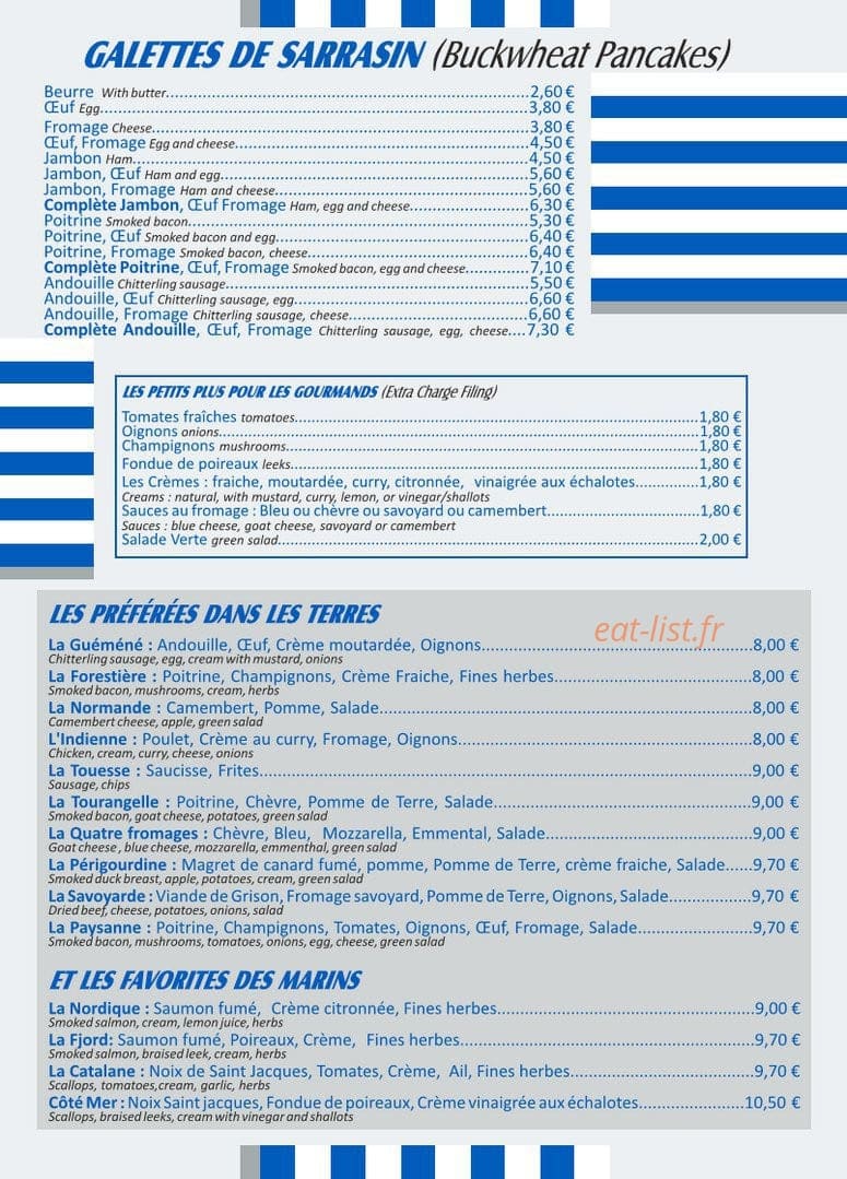 Côté Mer — carte page 2