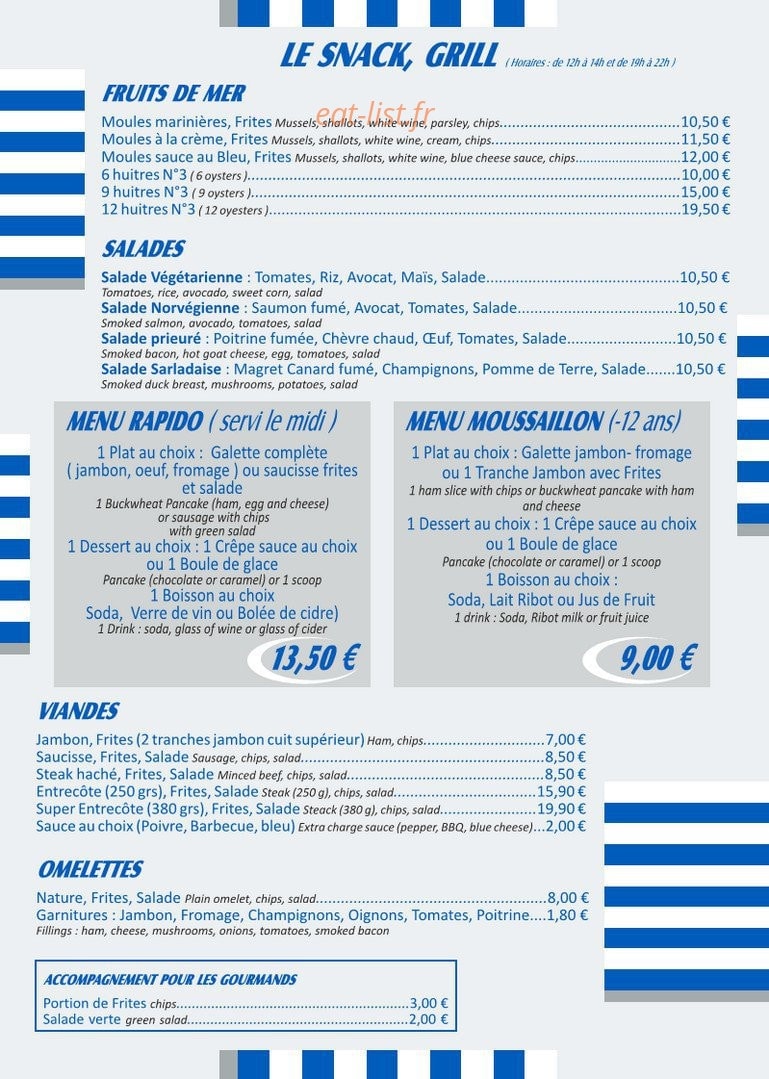 Côté Mer — carte page 5