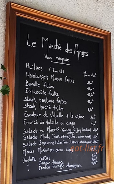 Le Marché des Anges — carte page 1