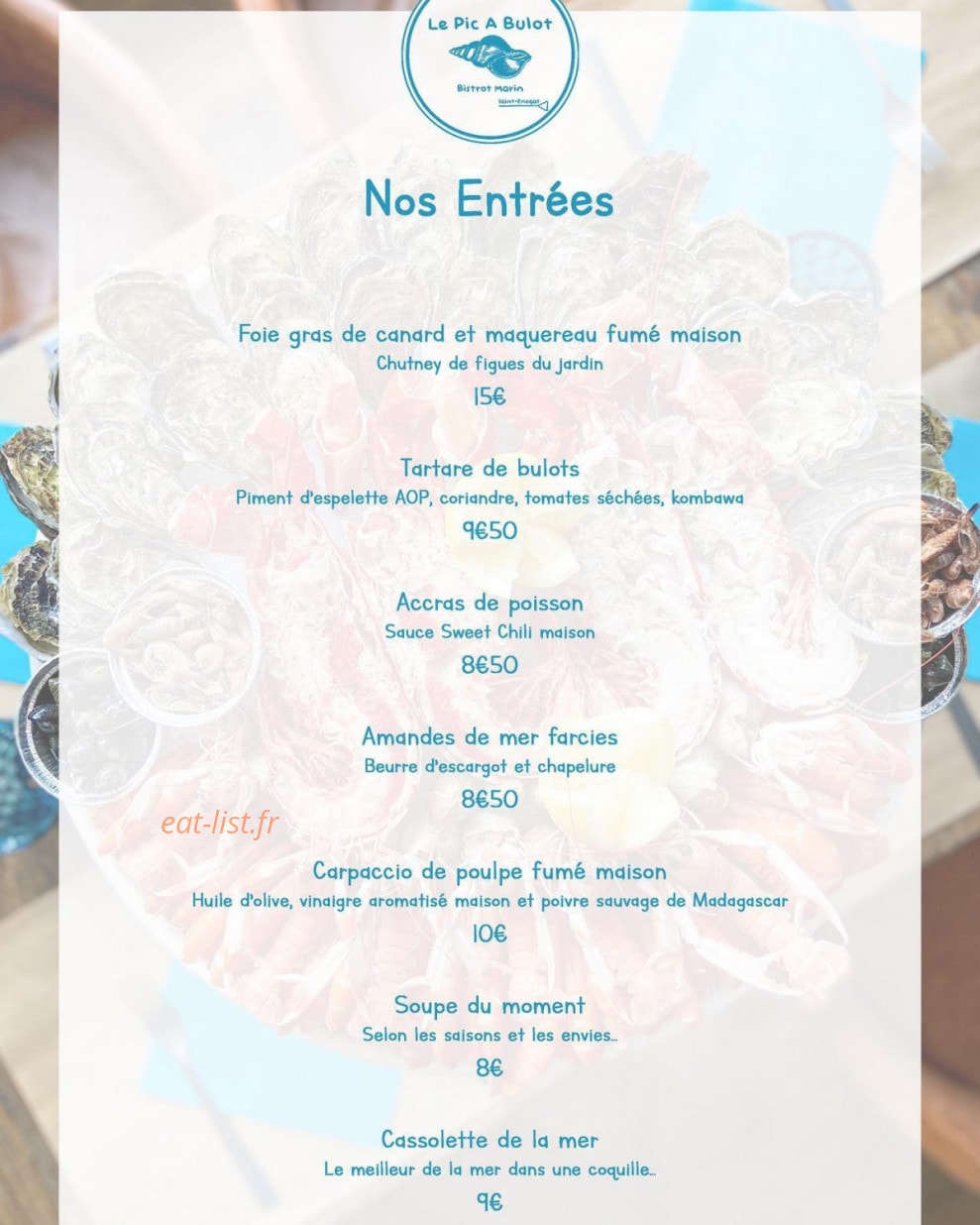 Le Pic A Bulot — carte page 1