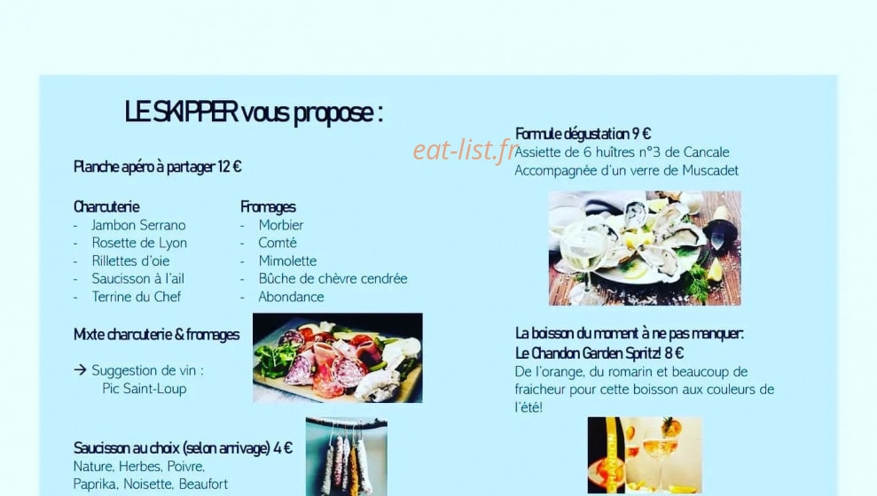 Le Skipper — carte page 1