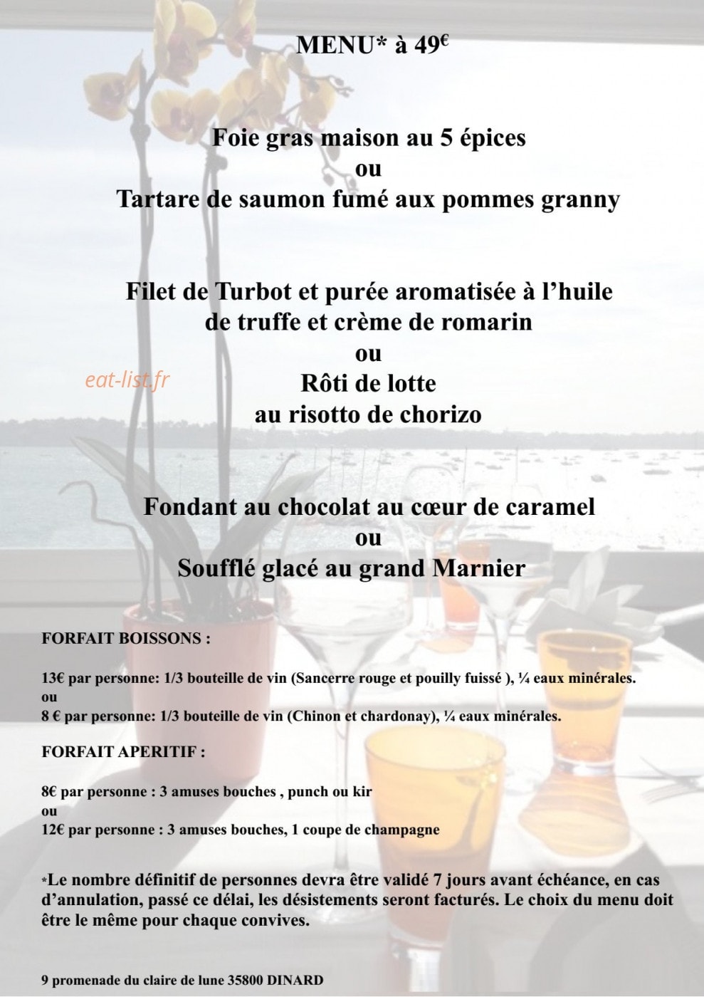 Le Yacht — carte page 3