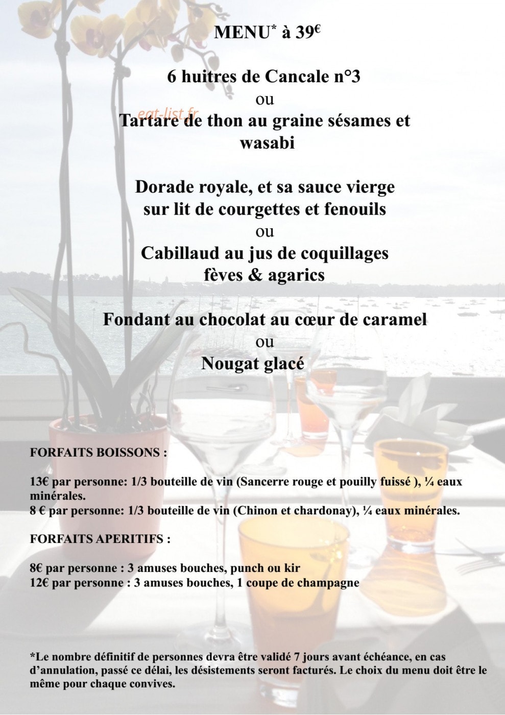 Le Yacht — carte page 2
