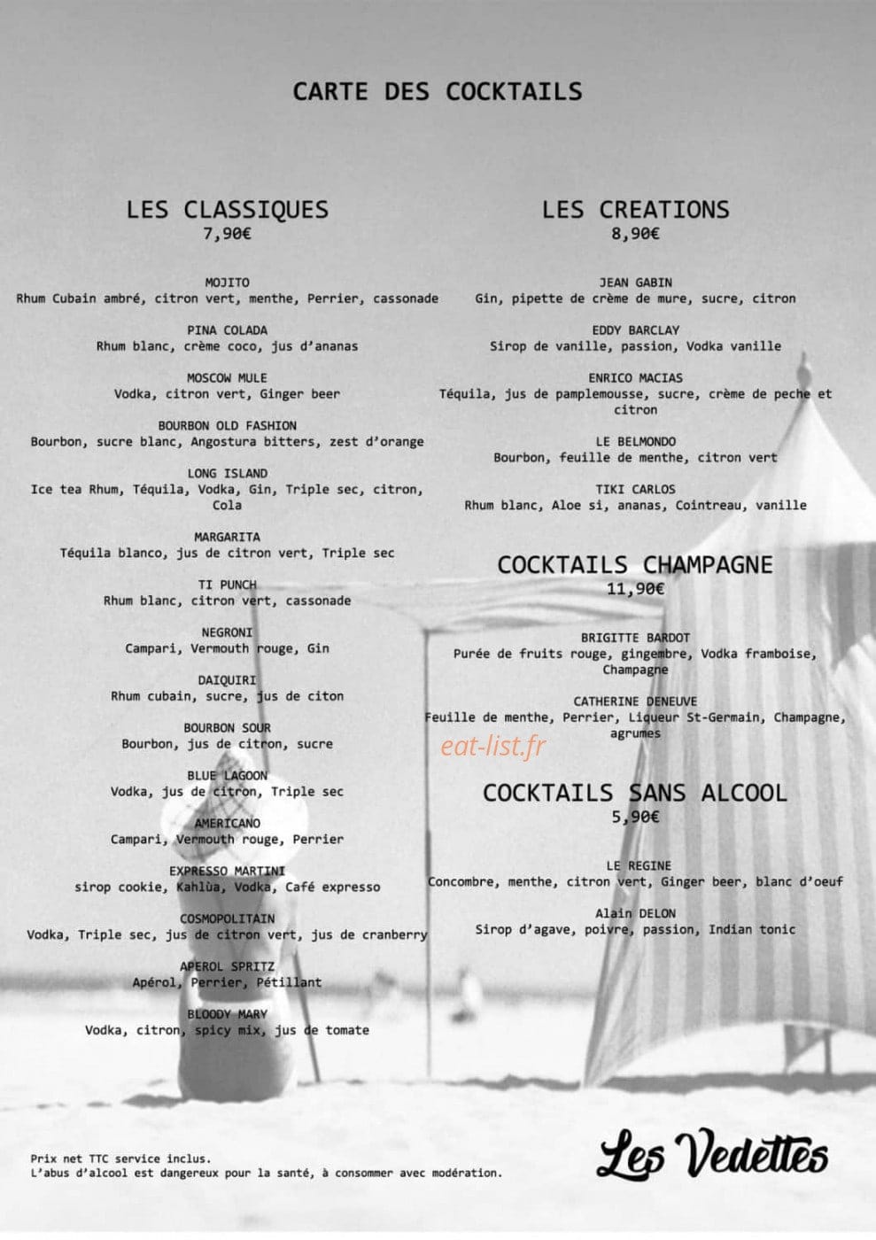 Les Vedettes — carte page 3