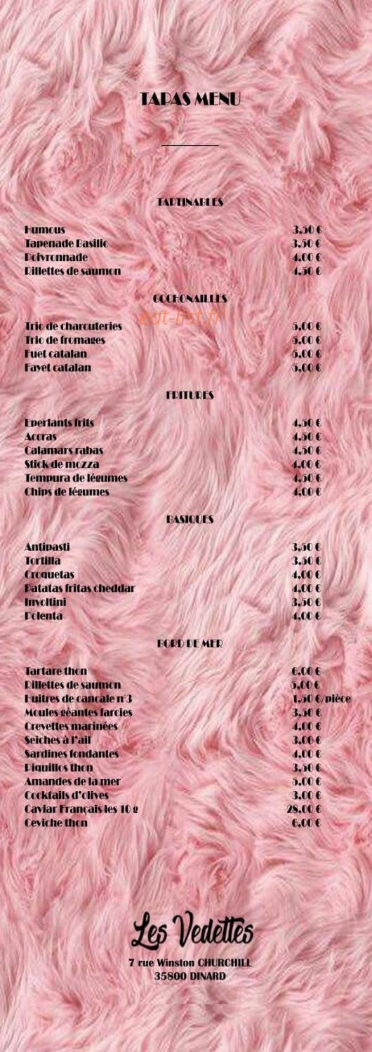Les Vedettes — carte page 2