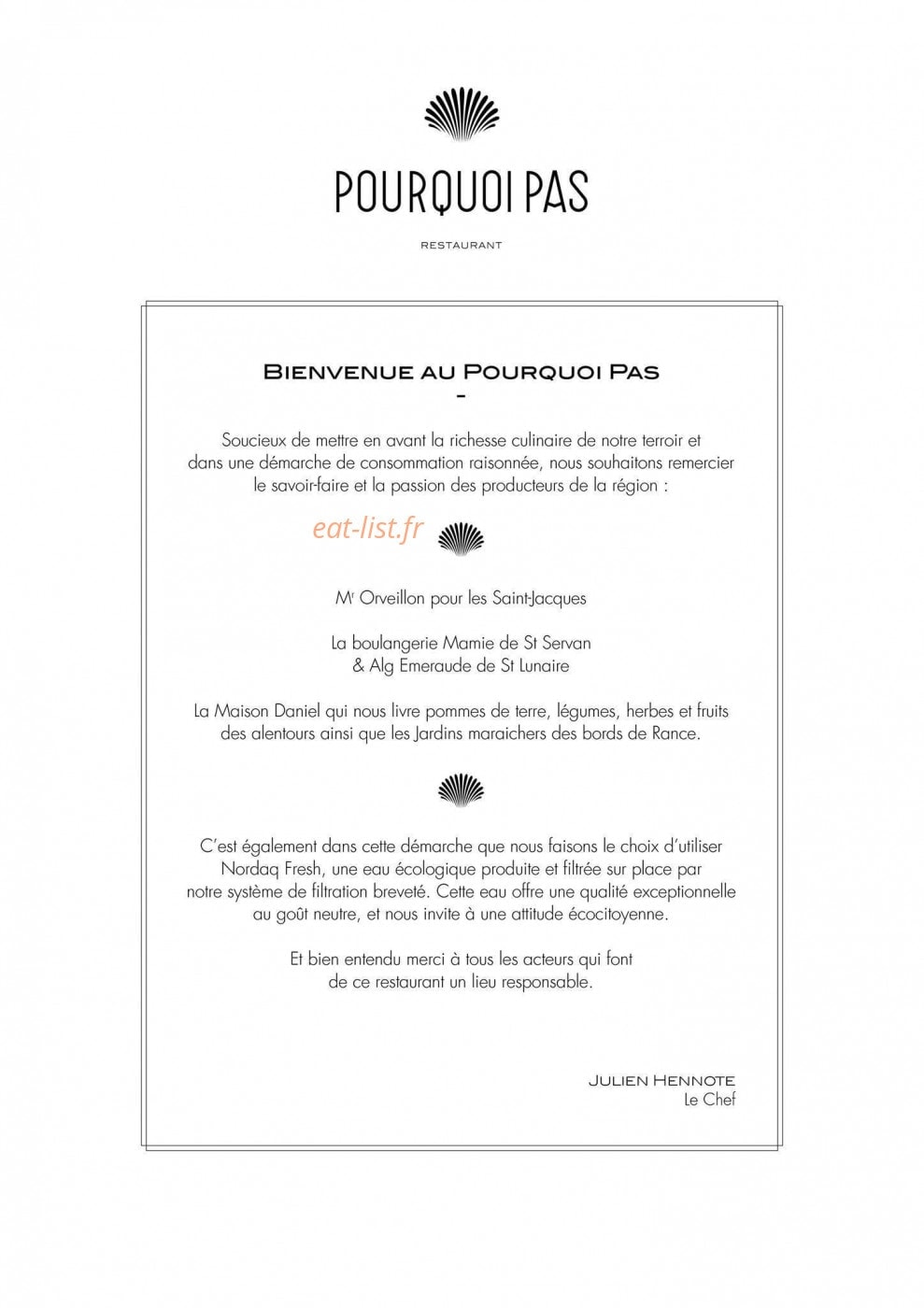 Pourquoi Pas — carte page 1
