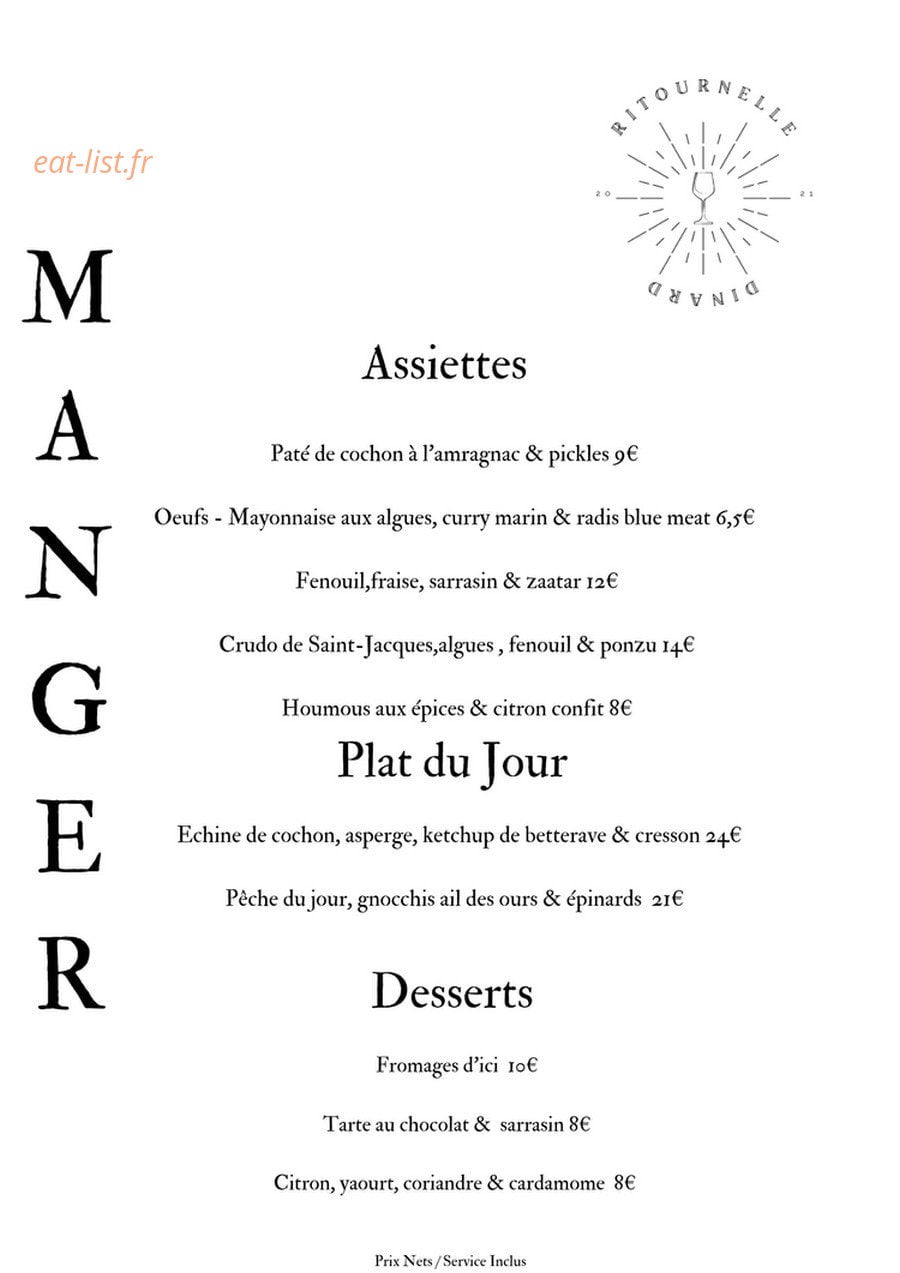 Ritournelle — carte page 1