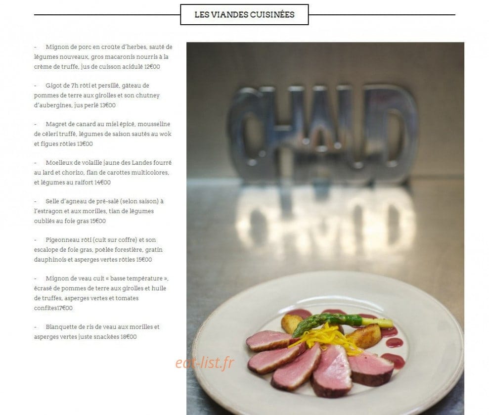 Ruellan Traiteur — carte page 6