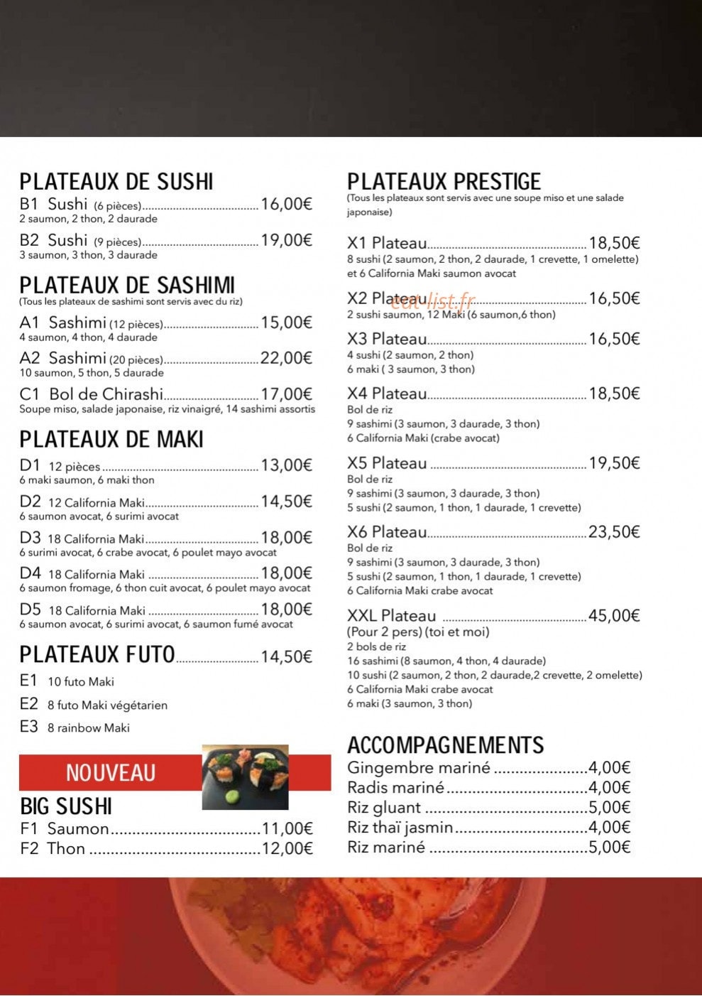 Thaï&Sushi — carte page 7