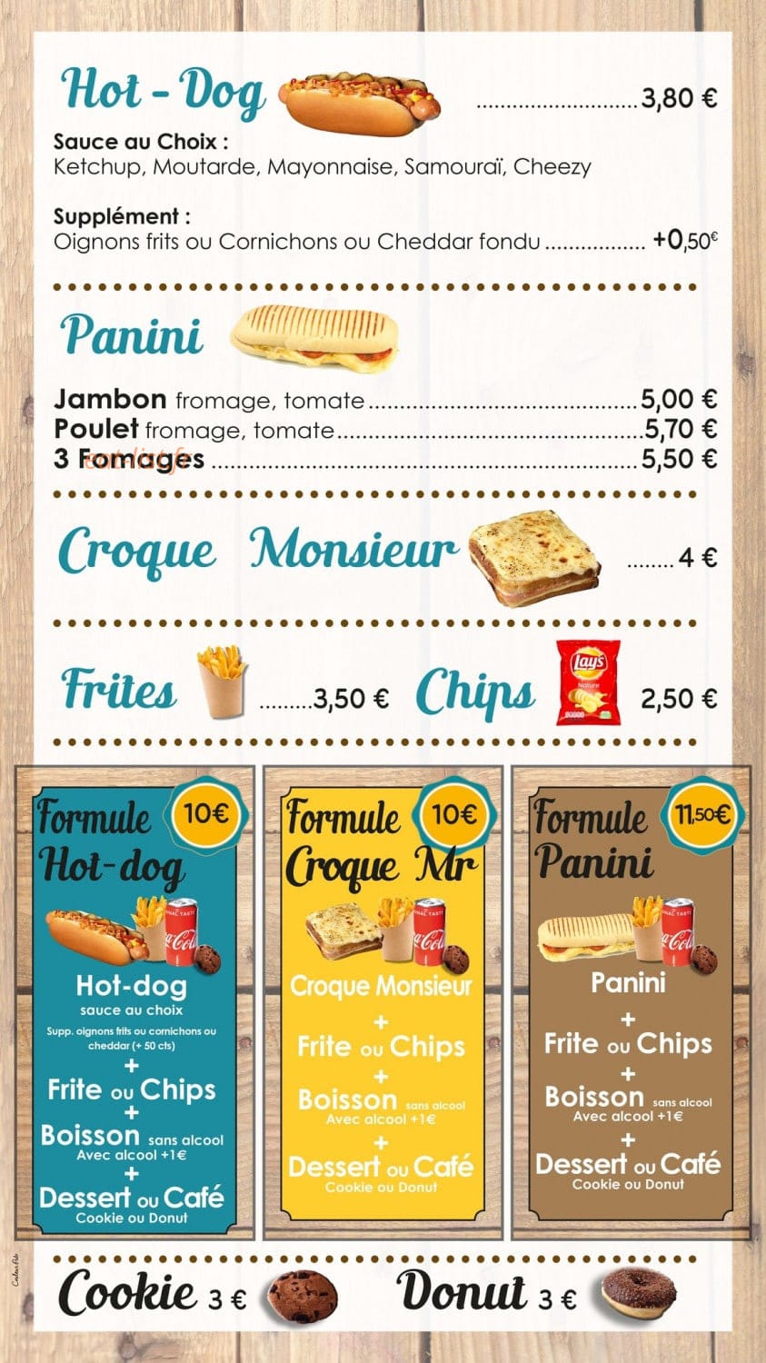 Wafels Dinard — carte page 2