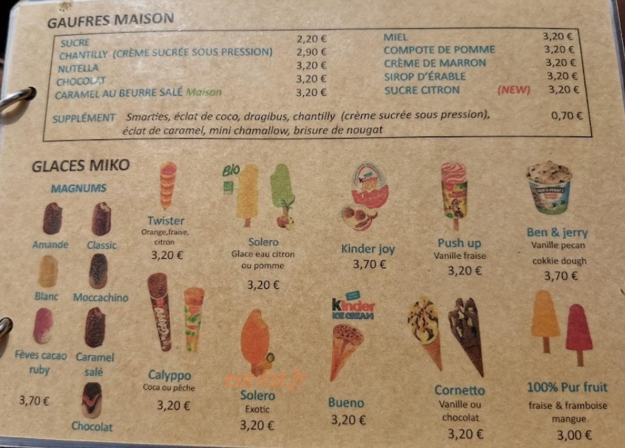 Pizza du Lion — carte page 3