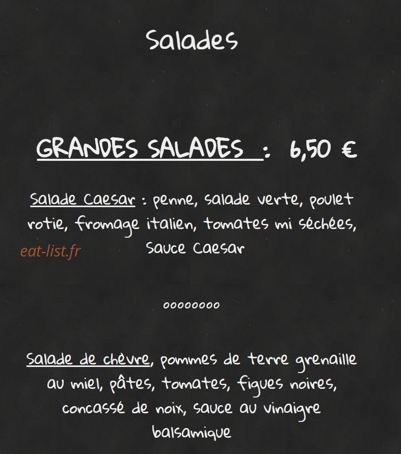 Eaty — carte page 5