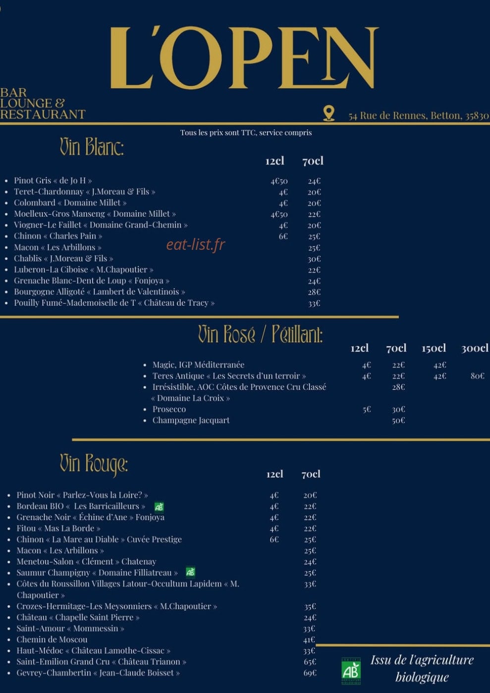 L'Open — carte page 3