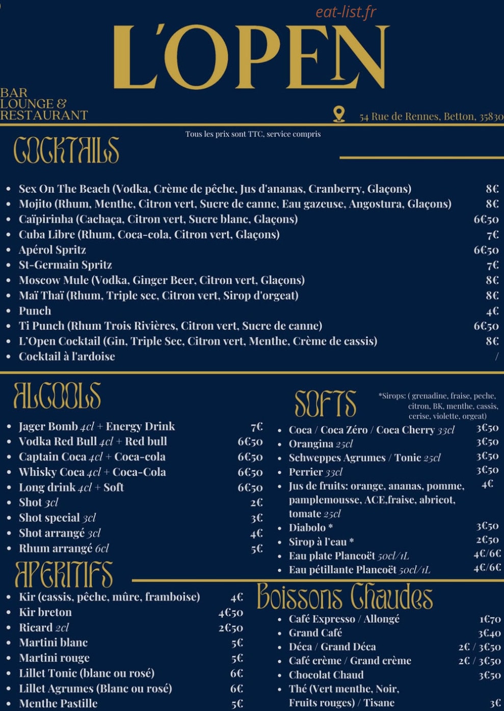 L'Open — carte page 2