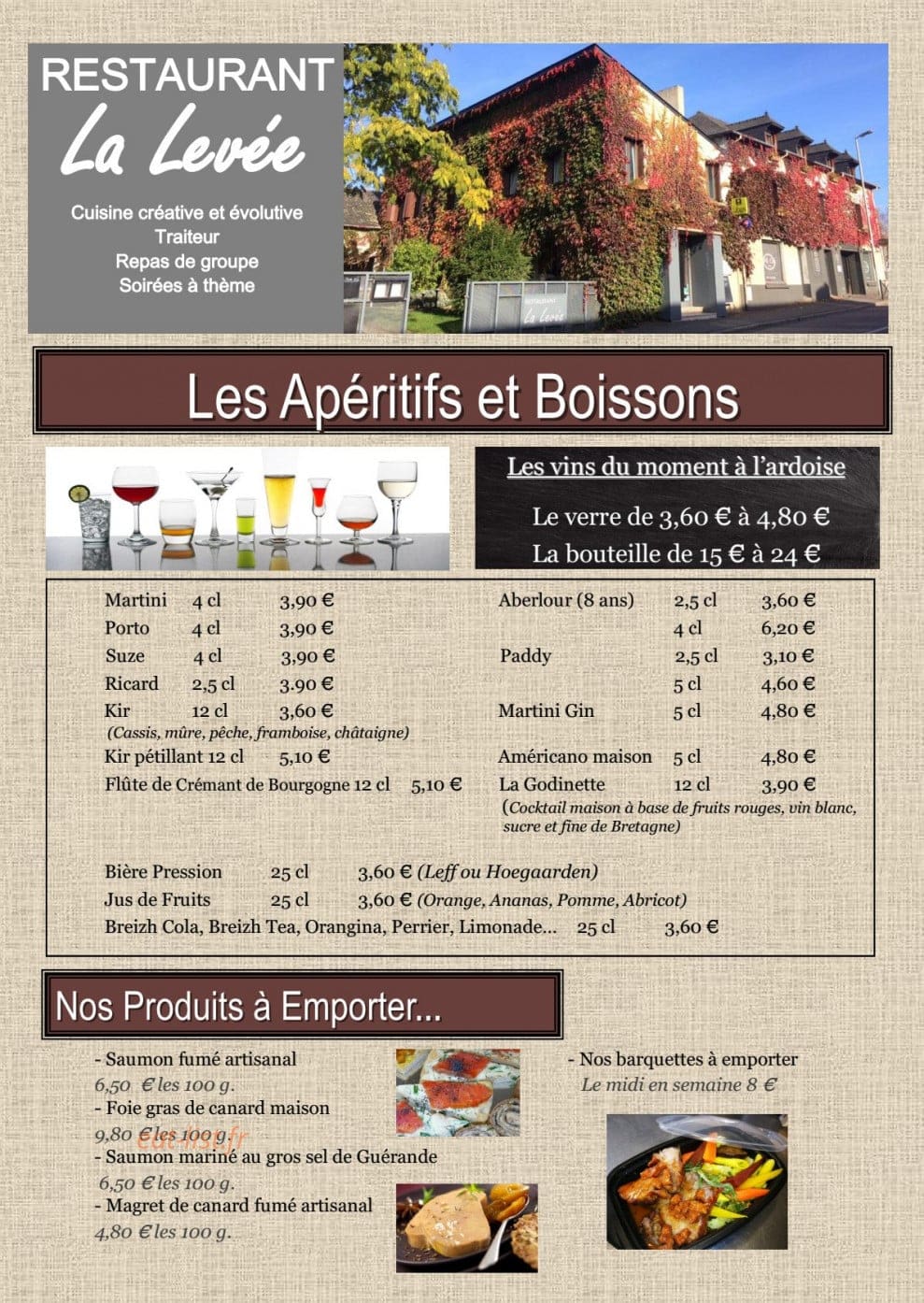 La Levée — carte page 1
