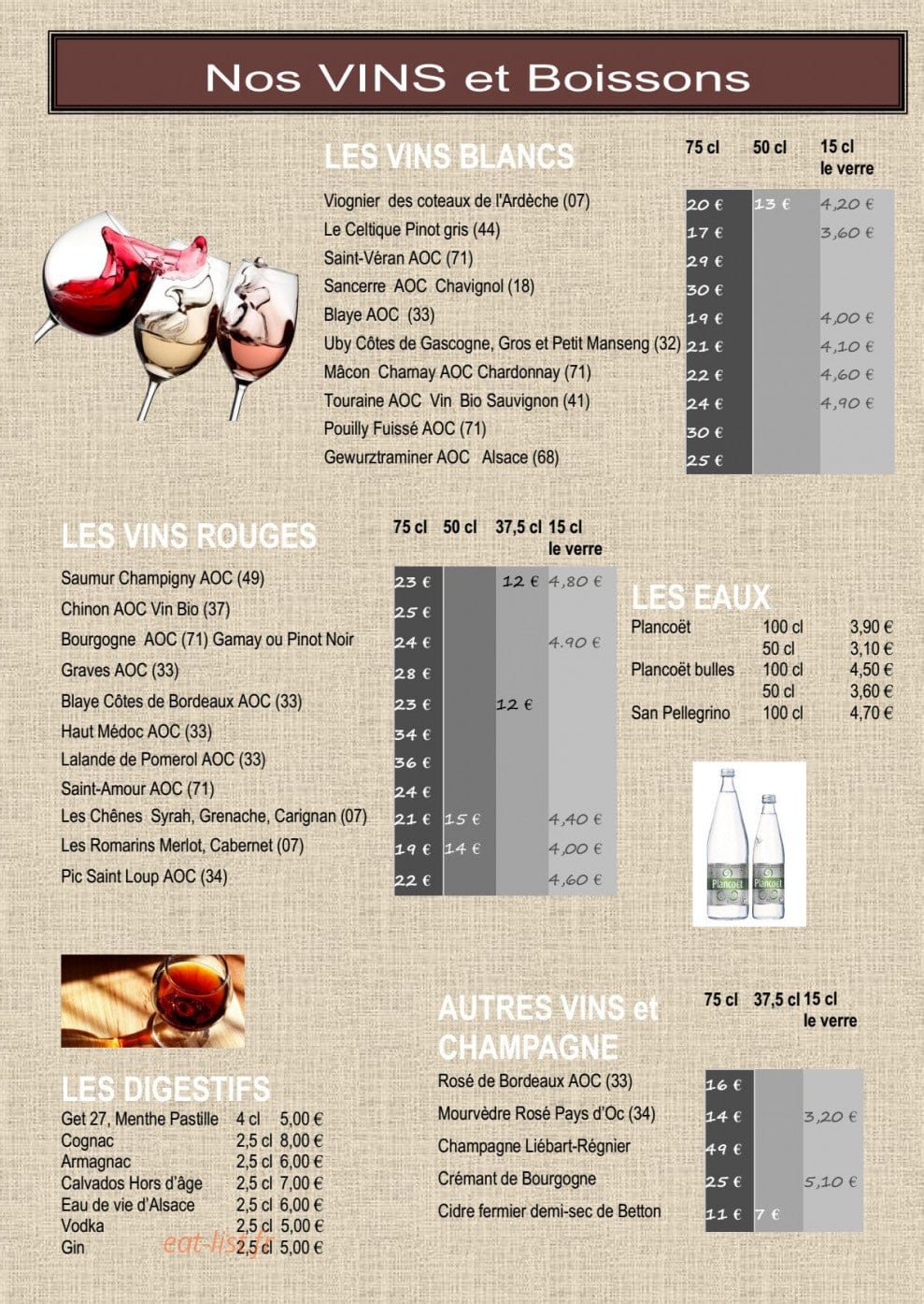 La Levée — carte page 7