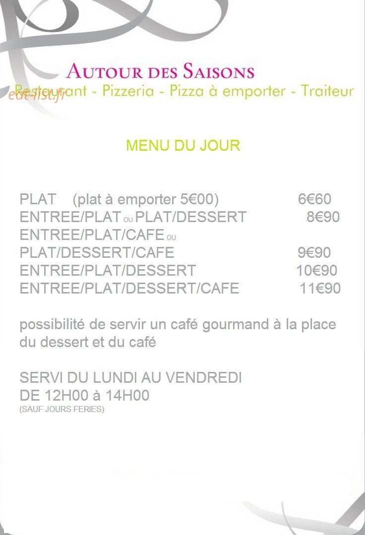 Autour des saisons — carte page 1