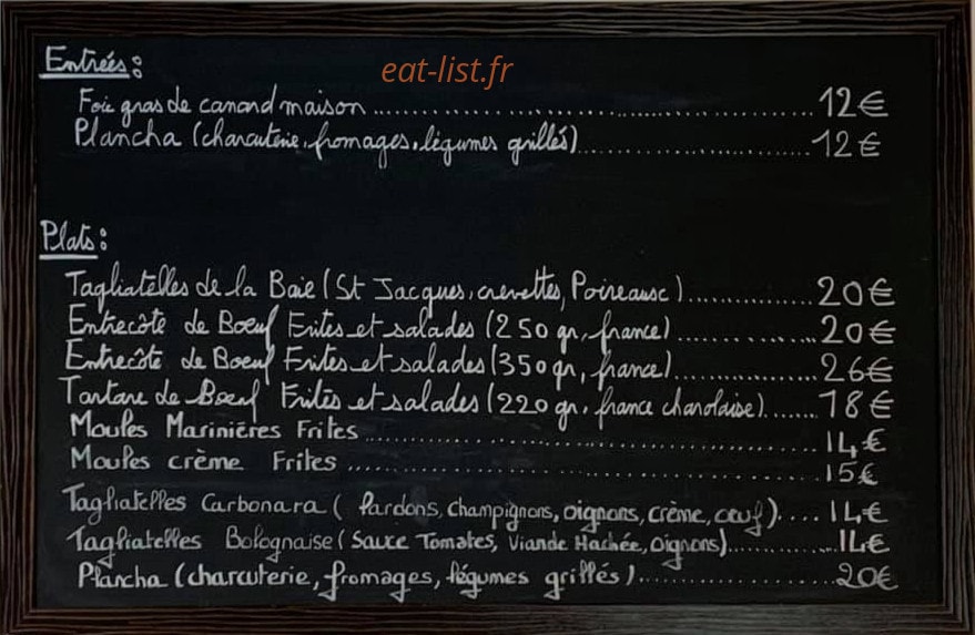 L'Amaryllis — carte page 1