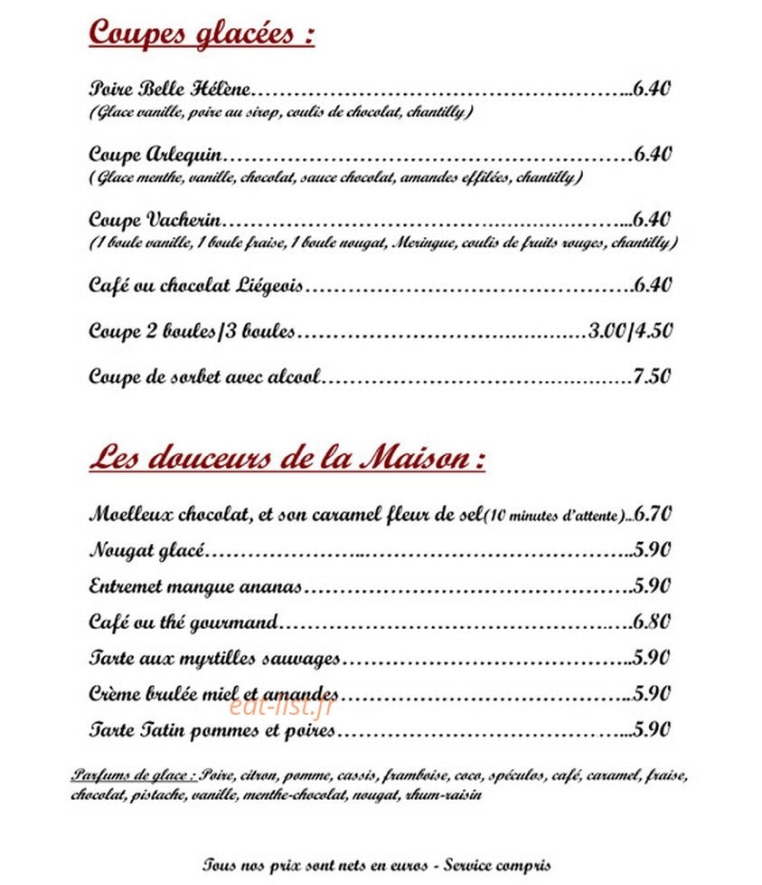 Café et Brasserie des Halles — carte page 3