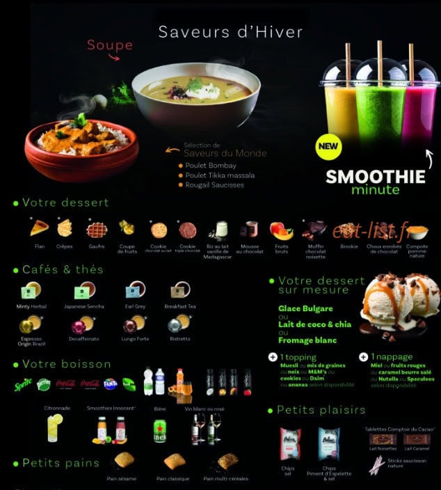 Eat Salad — carte page 2