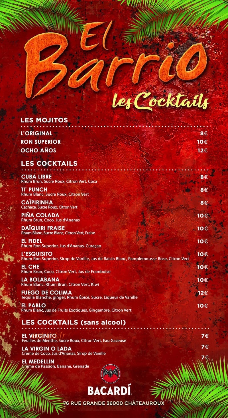 El Barrio — carte page 2