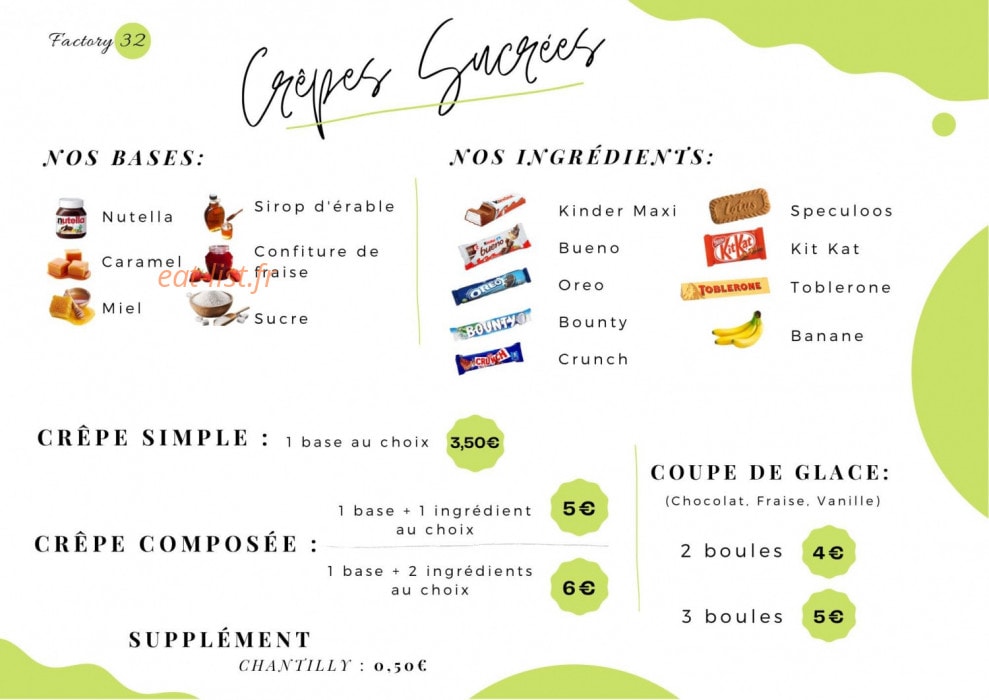 Factory 32 — carte page 2