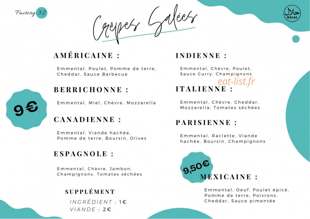 Factory 32 — carte page 3