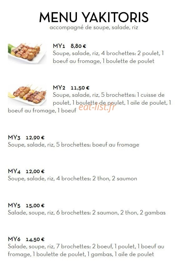 Ichiban Sushi — carte page 14