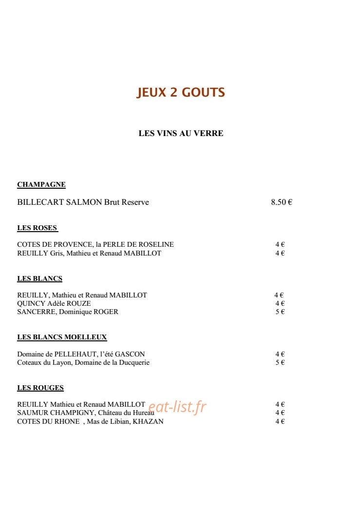 Jeux2Gouts — carte page 18