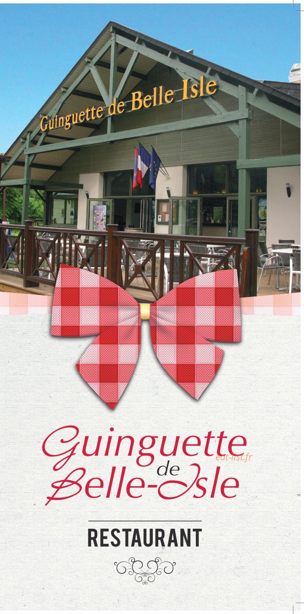 La Guinguette De Belle Isle — carte page 1