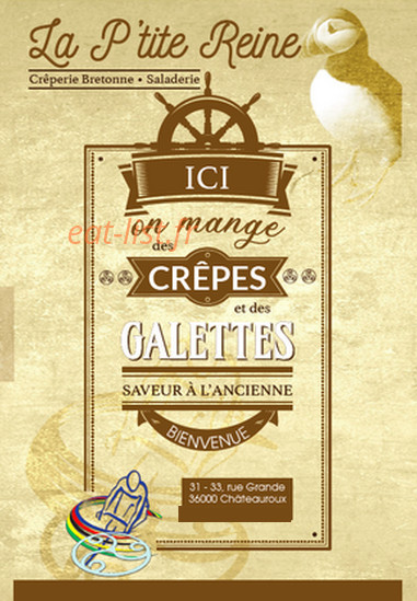 La p'tite Reine — carte page 1