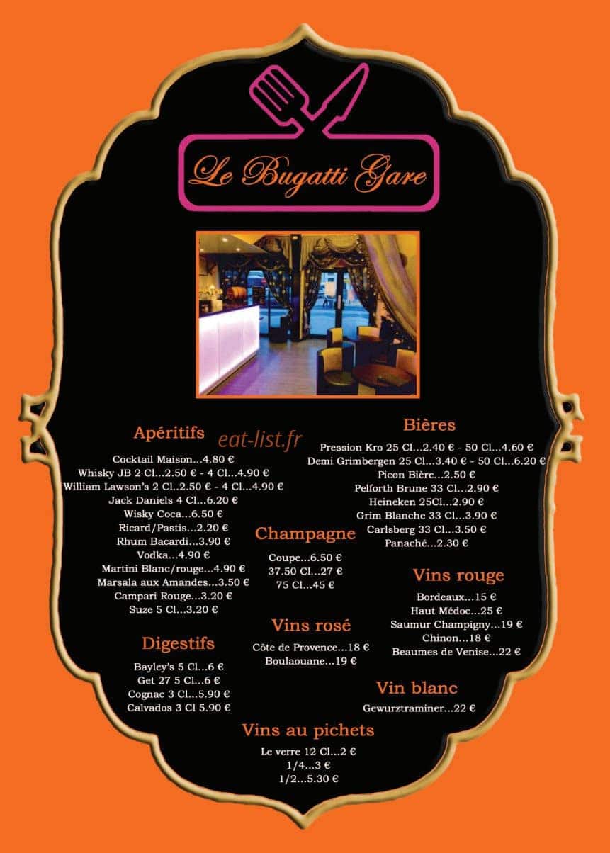Le Bugatti gare — carte page 1