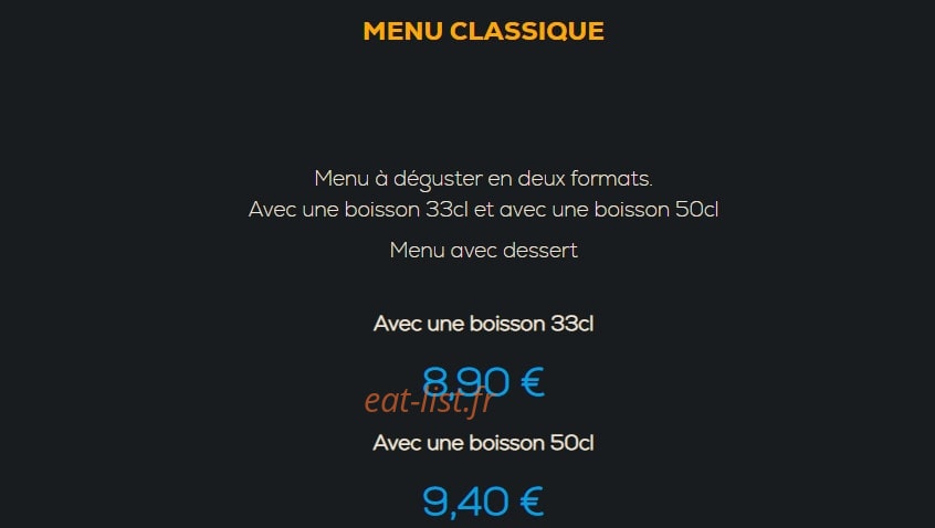 Le Fournil Saint André — carte page 9