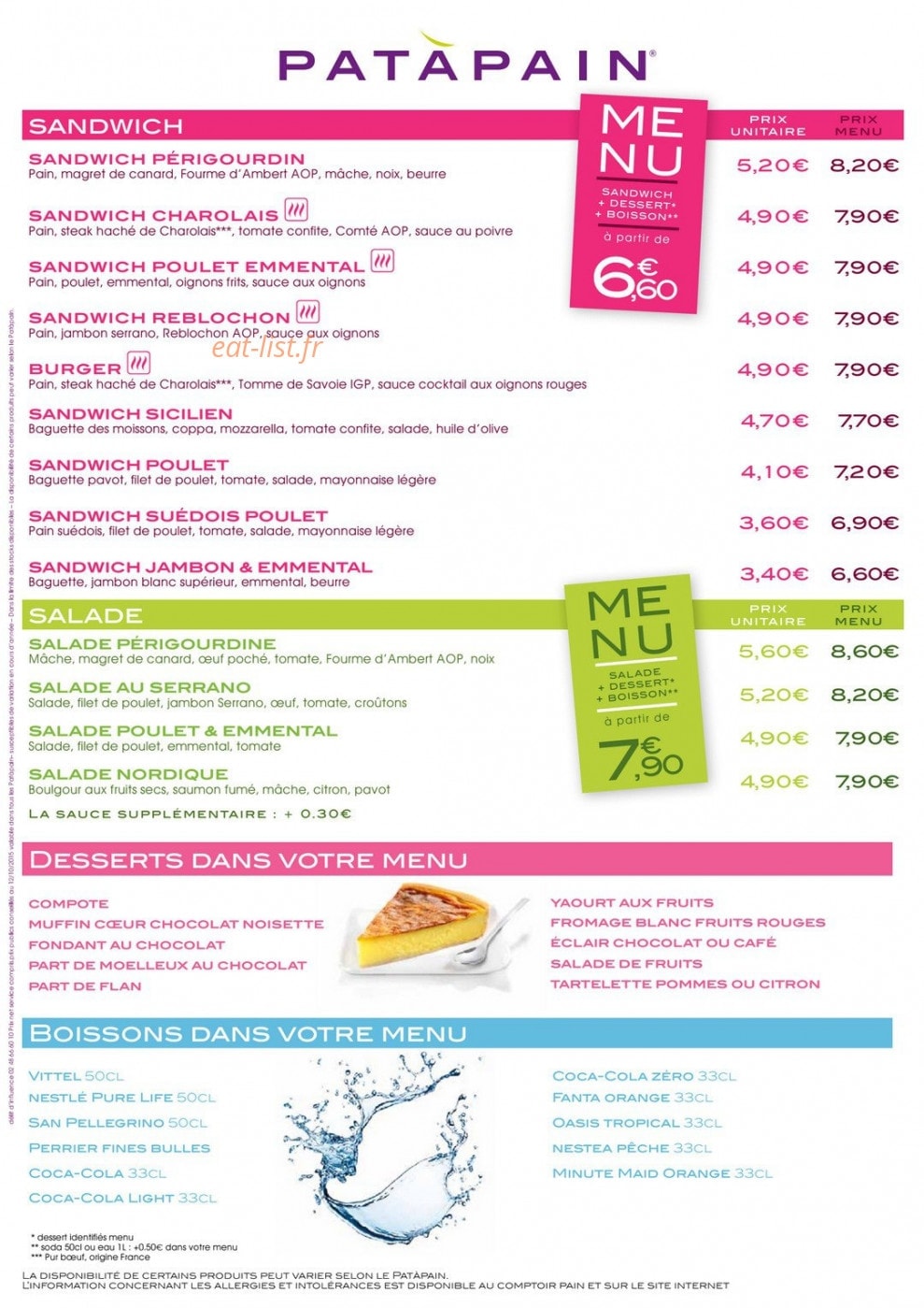 Patàpain — carte page 1