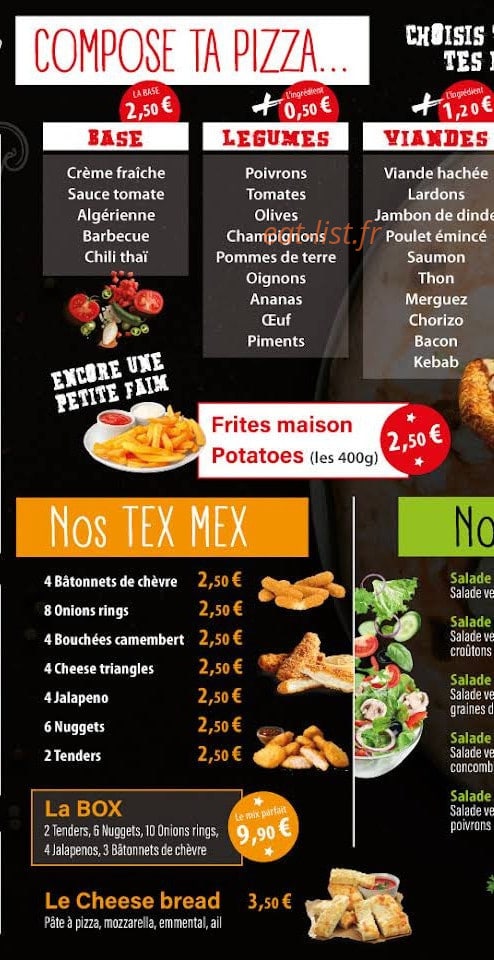 Pizza Du monde — carte page 3