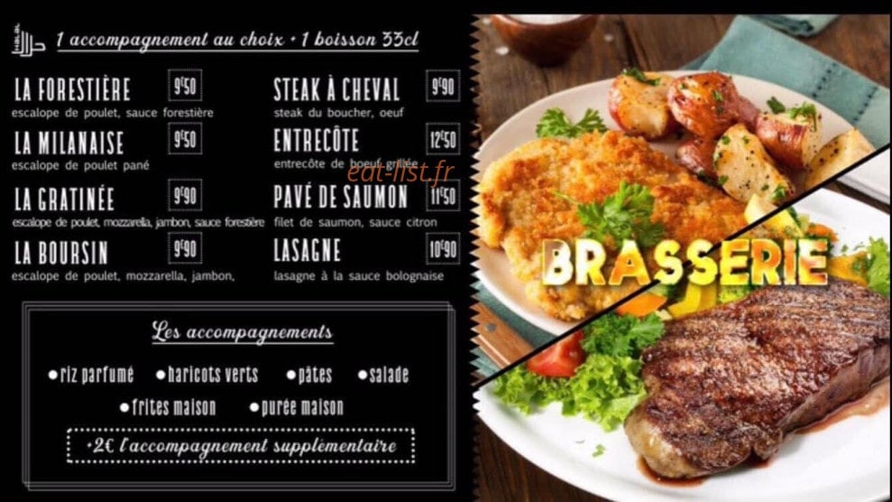 Restaurant O'166 — carte page 2