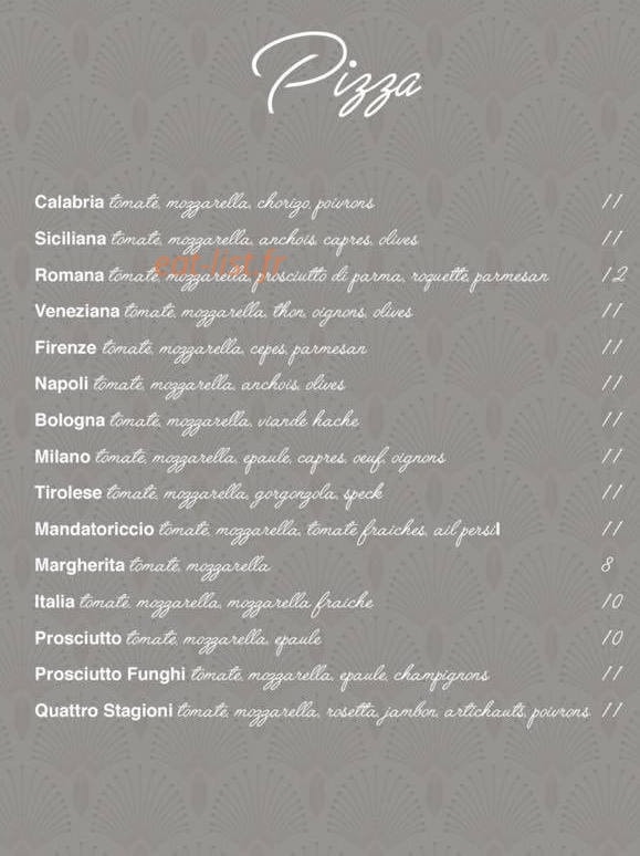 La Dolcevita — carte page 2