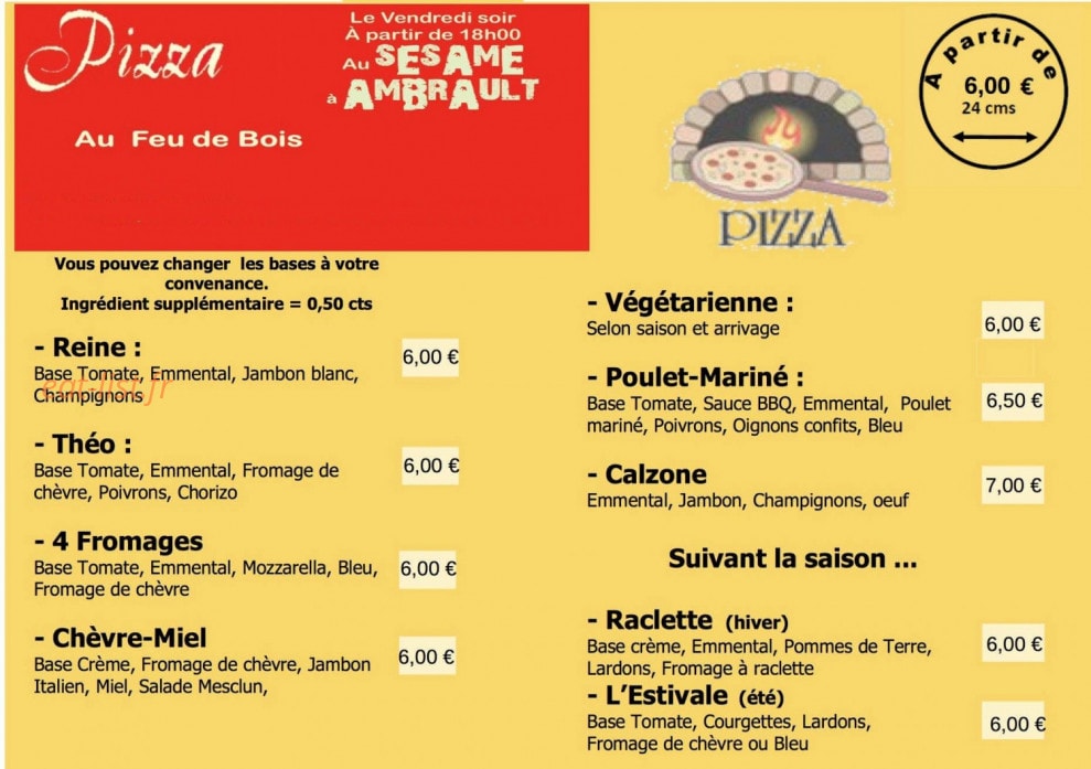 Le Sesame — carte page 2