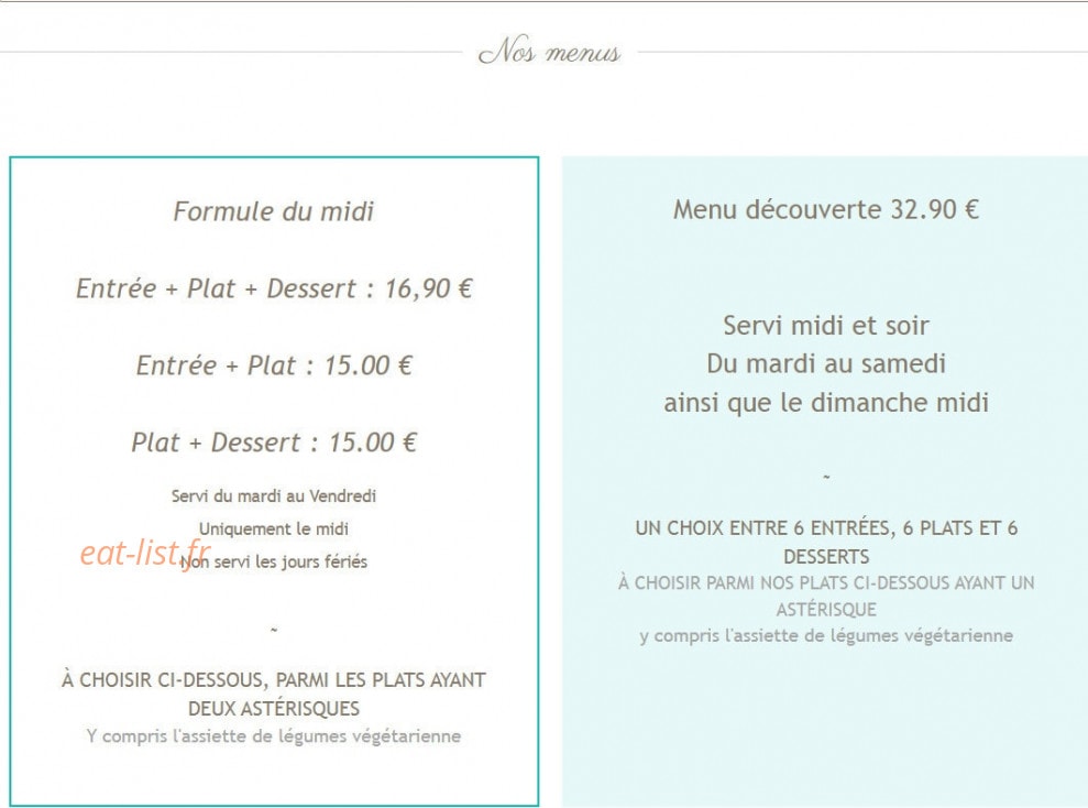 Le P'tit Pont — carte page 5