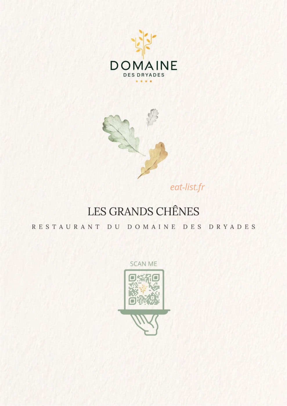 Les Grands Chênes — carte page 5