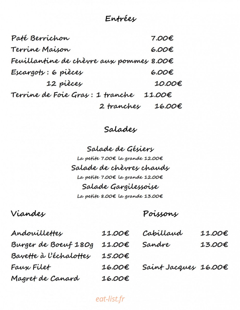 Hôtel des Artistes — carte page 3