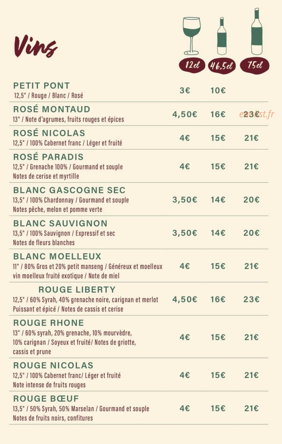 La Chaumerette — carte page 5