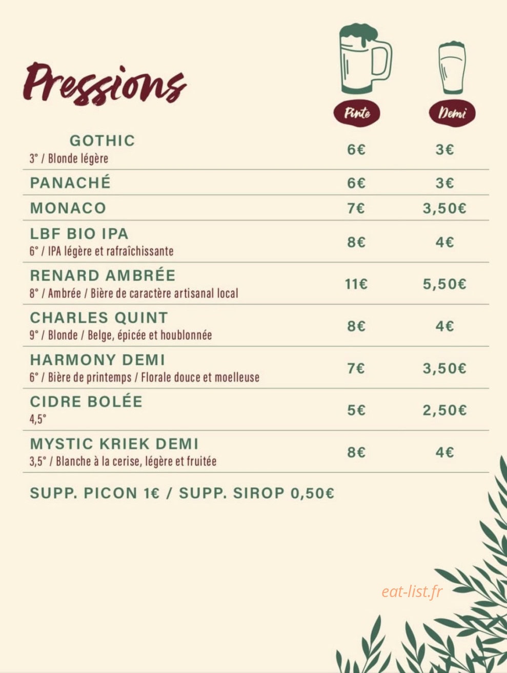 La Chaumerette — carte page 6