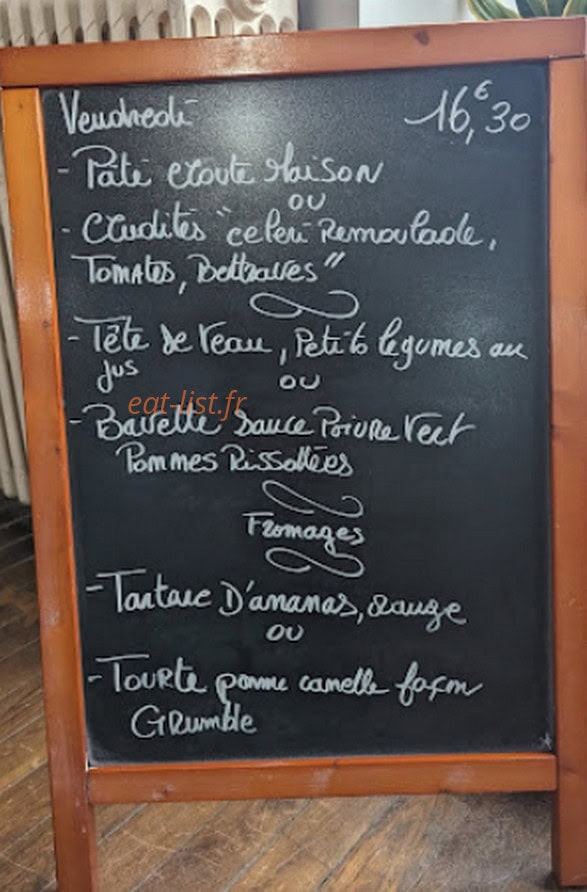 La Pierre Là — carte page 1