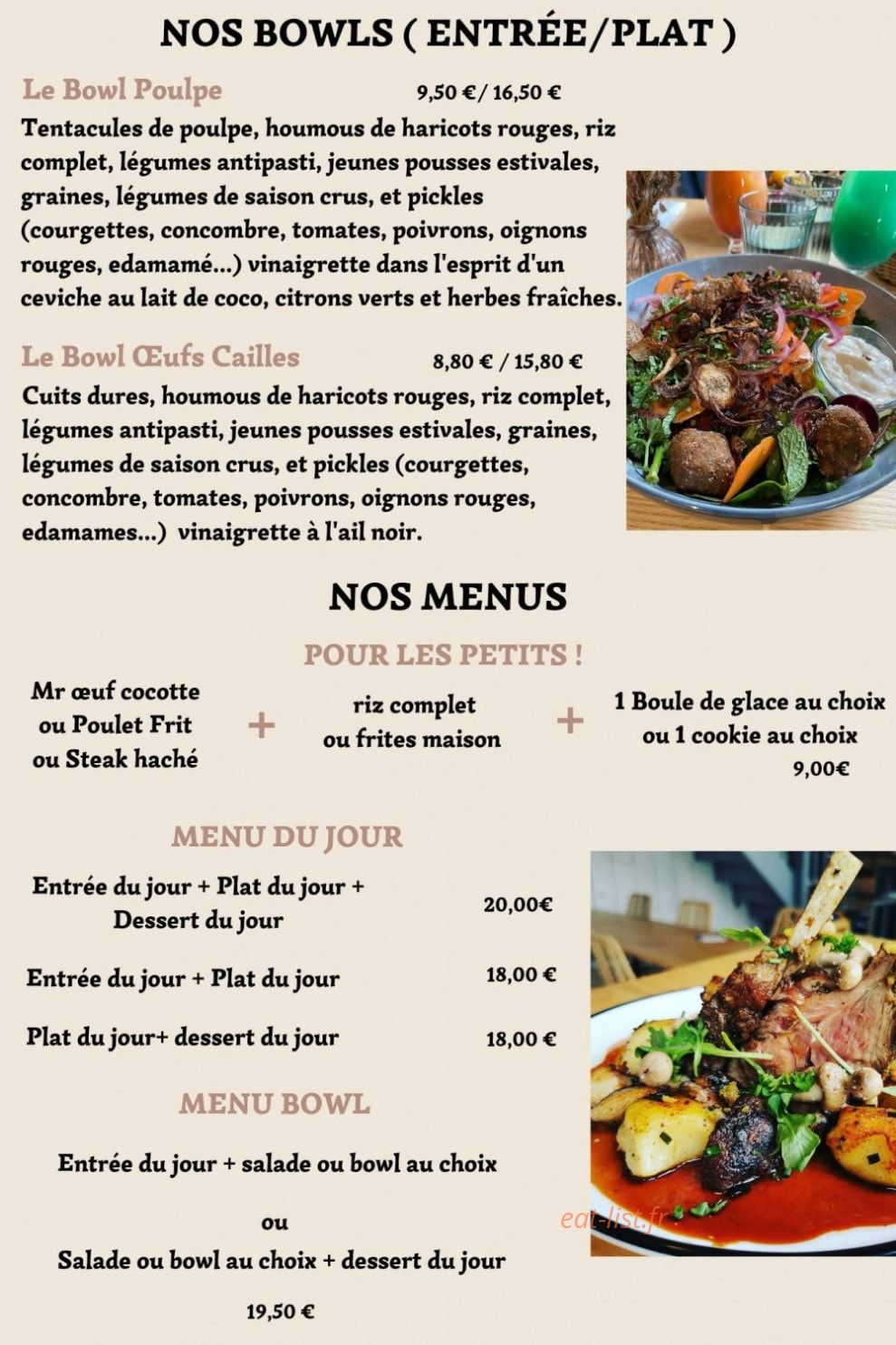 L'Agora — carte page 3