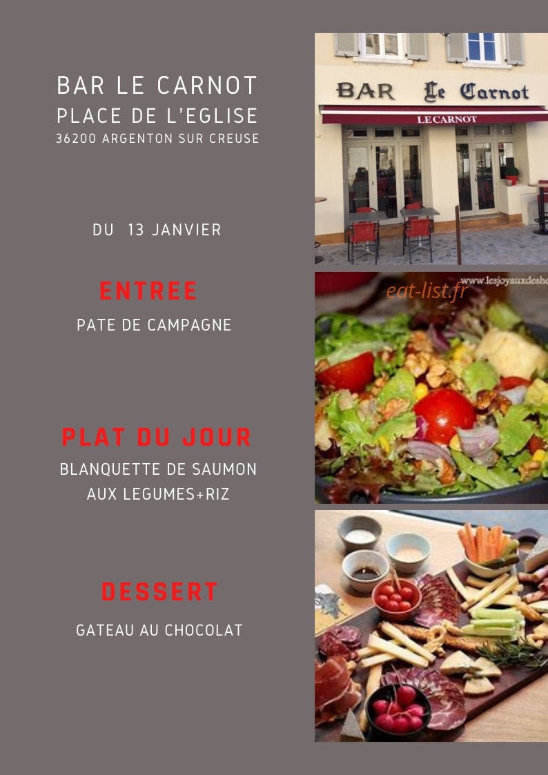 Le Carnot — carte page 1