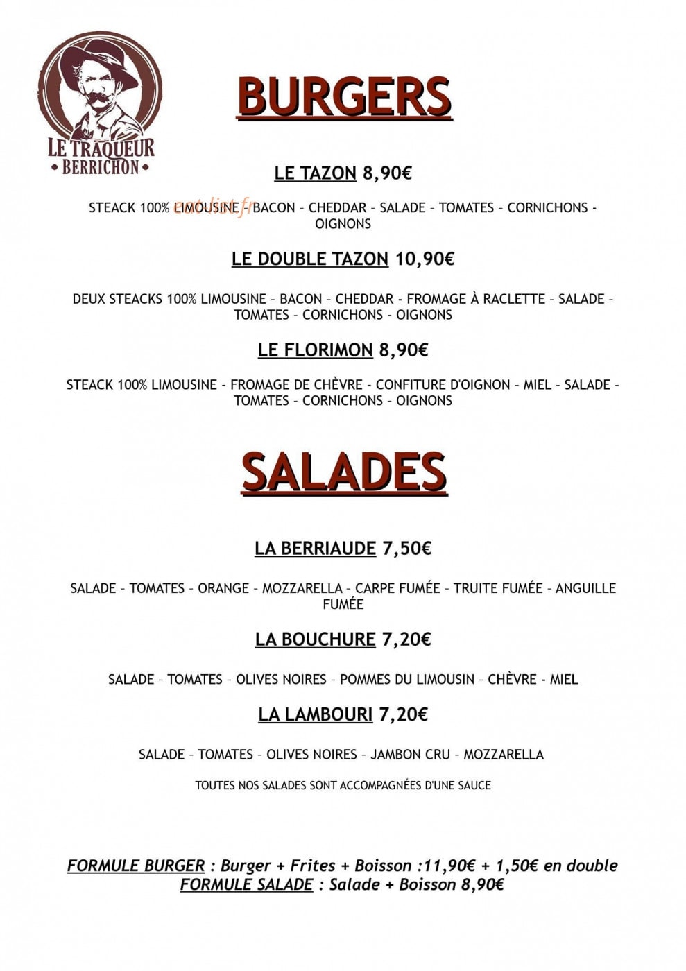 Le Traqueur Berrichon — carte page 1