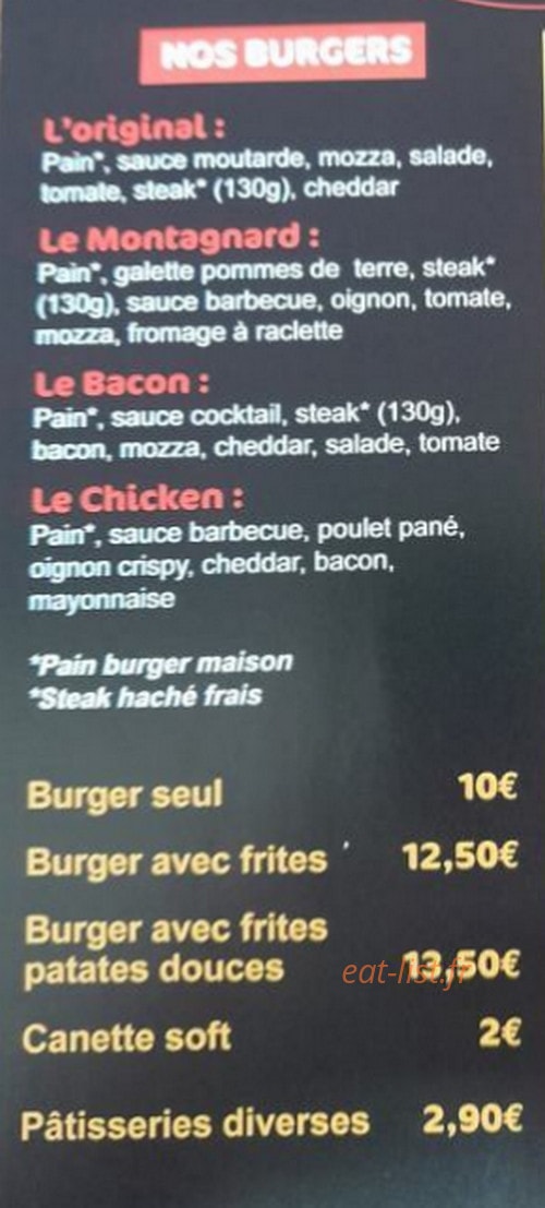 Le Duo des Gourmandises — carte page 1