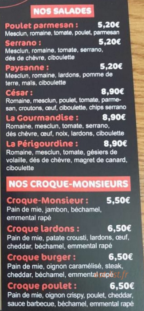 Le Duo des Gourmandises — carte page 3