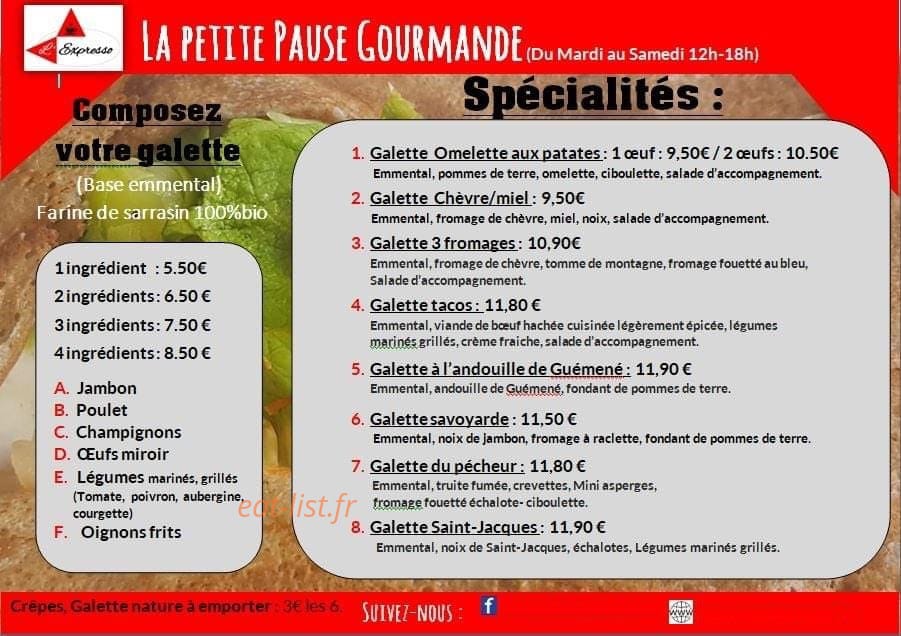 L'expresso — carte page 1